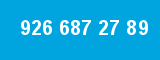 926 687 27 89 926 687 27 89